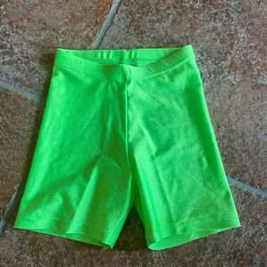 Lime Green bike shorts